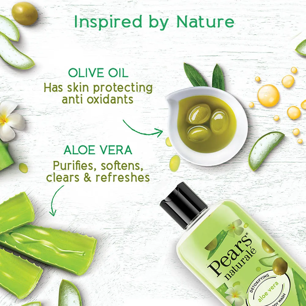 Pears Naturale Detoxifying Aloevera Bodywash - Pack Of 2