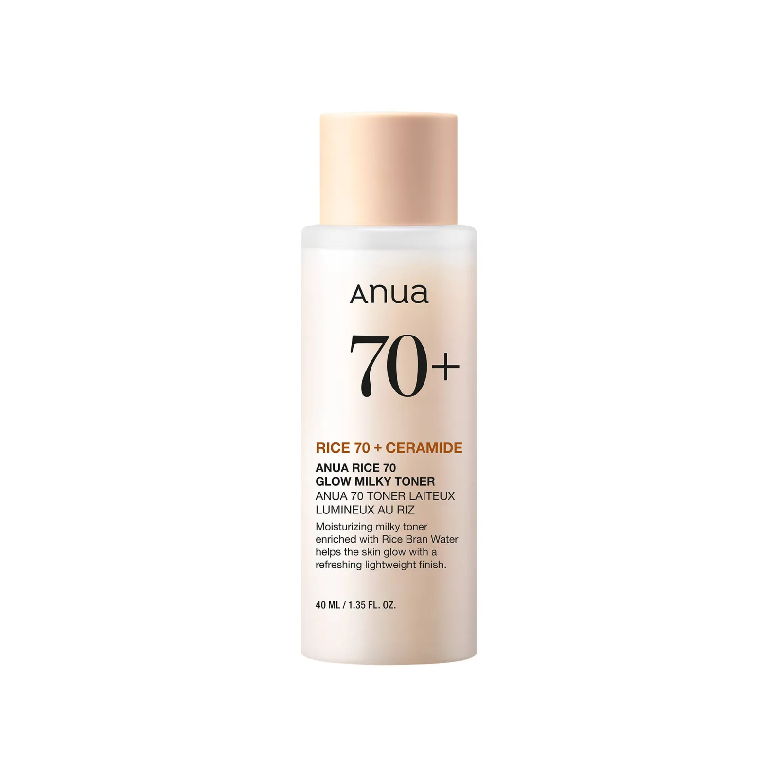 Anua Rice 70 Glow Milky Toner with Niacinamide & Ceramide For Glass Skin & Healthy Skin Barrier