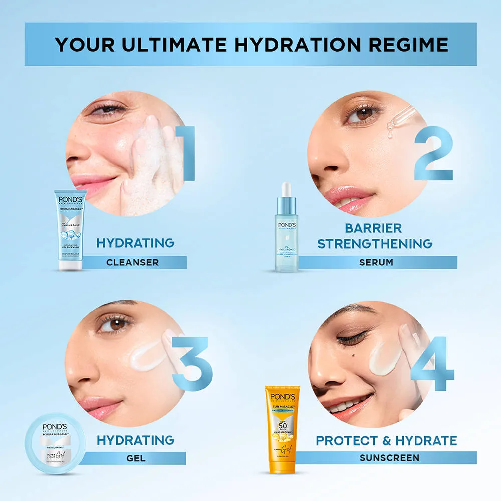 Pond's Ponds Super Light Gel Oil-Free Moisturize With Hyaluronic Acid & Vitamin E
