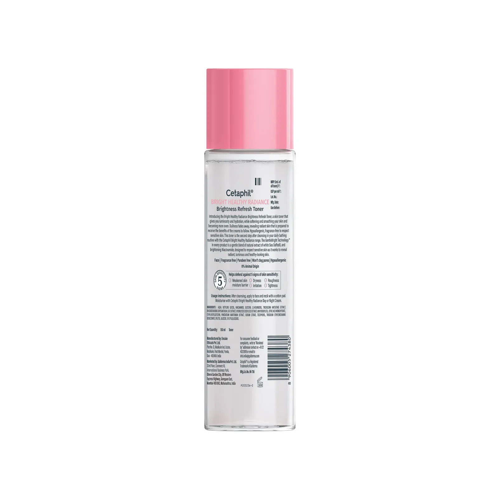 Cetaphil BHR Brightness Refresh Toner Hydrates For 4 Hours