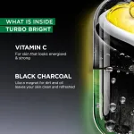 Garnier Men Turbo Bright Anti-Pollution Double Action with Charcoal and Vitamin C Face Wash view 7