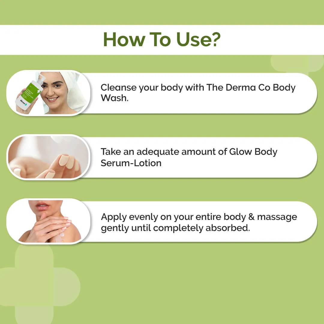 The Derma Co 1% Kojic Acid Body Lotion for Daily Glow and Skin Radiance