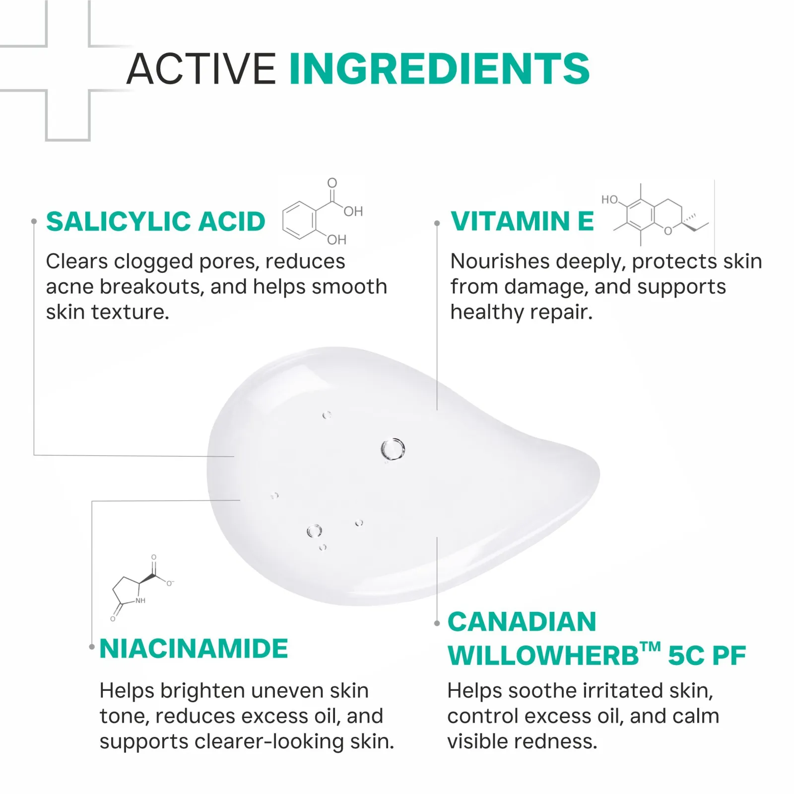Dermatouch Salicylic Acid 2% Face Wash for Acne & Oil Control