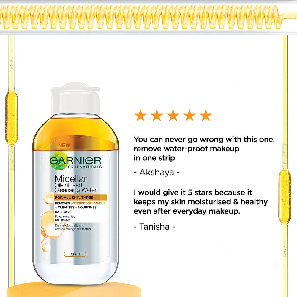 Garnier Maybelline New York Superstay Vinyl Ink Liquid Lipstick + Garnier Oil-Infused Cleansing Water