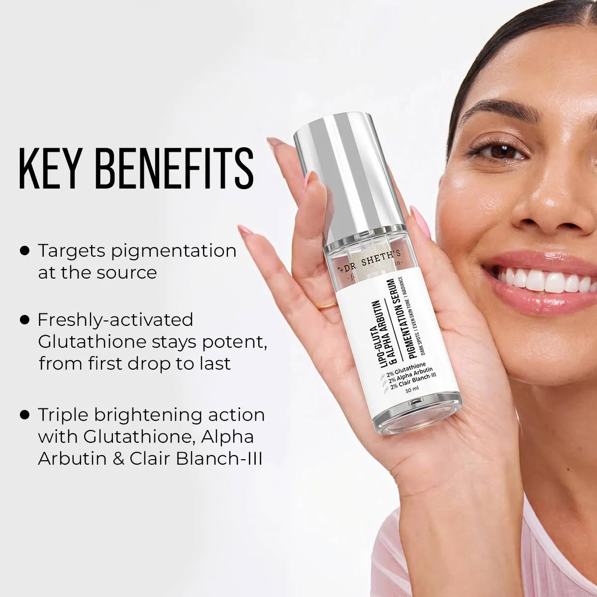 Dr. Sheth's Lipo-Gluta & Alpha Arbutin Pigmentation Serum