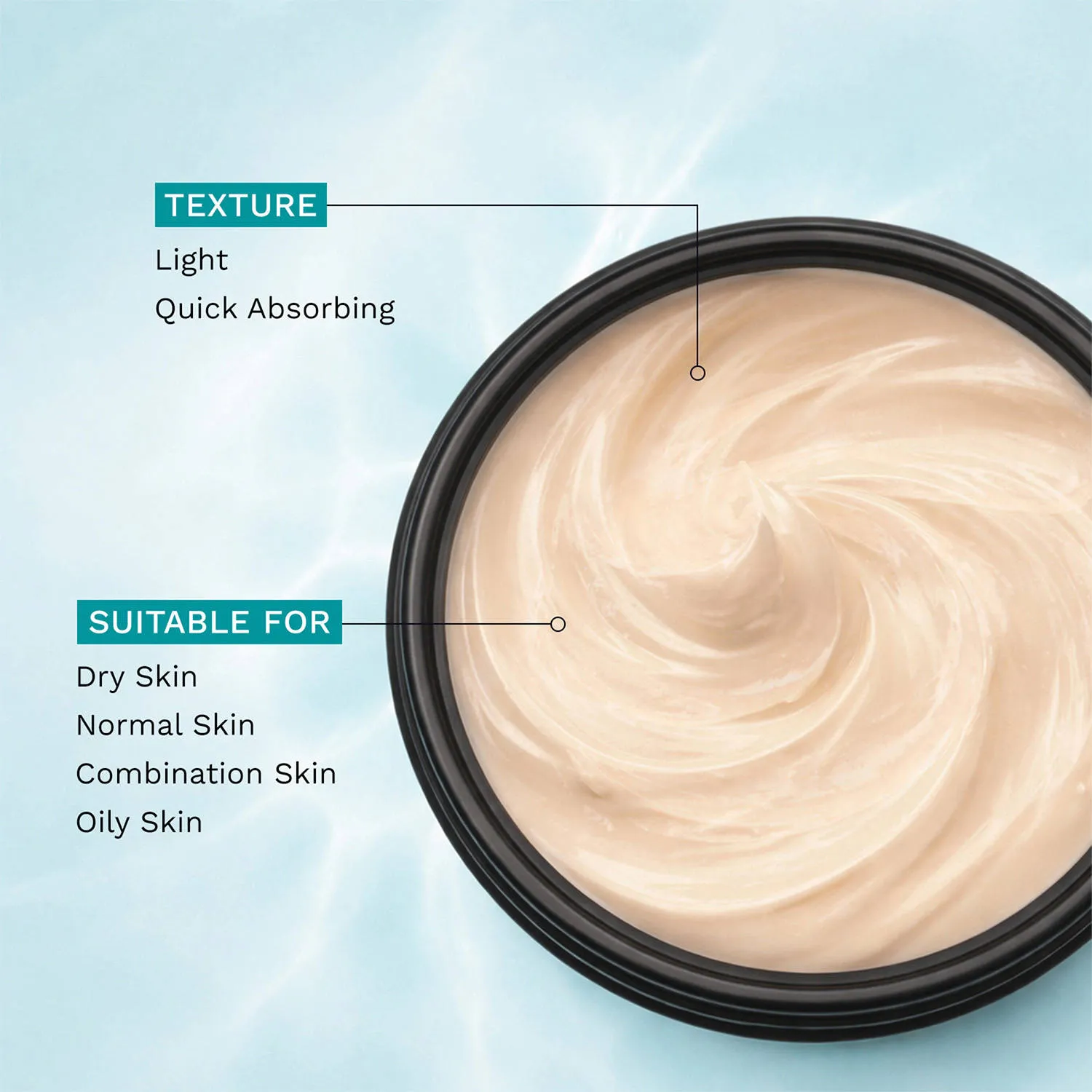 Pilgrim Korean White Lotus Face Cream SPF 50 Glutathione & Hyaluronic Acid for Hydrate Radiant Skin
