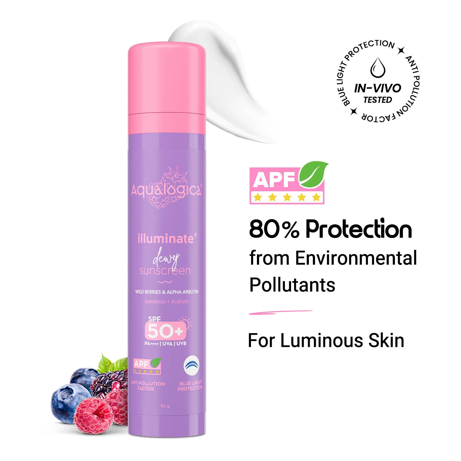 Aqualogica Illuminate+ SPF 50+ PA++++