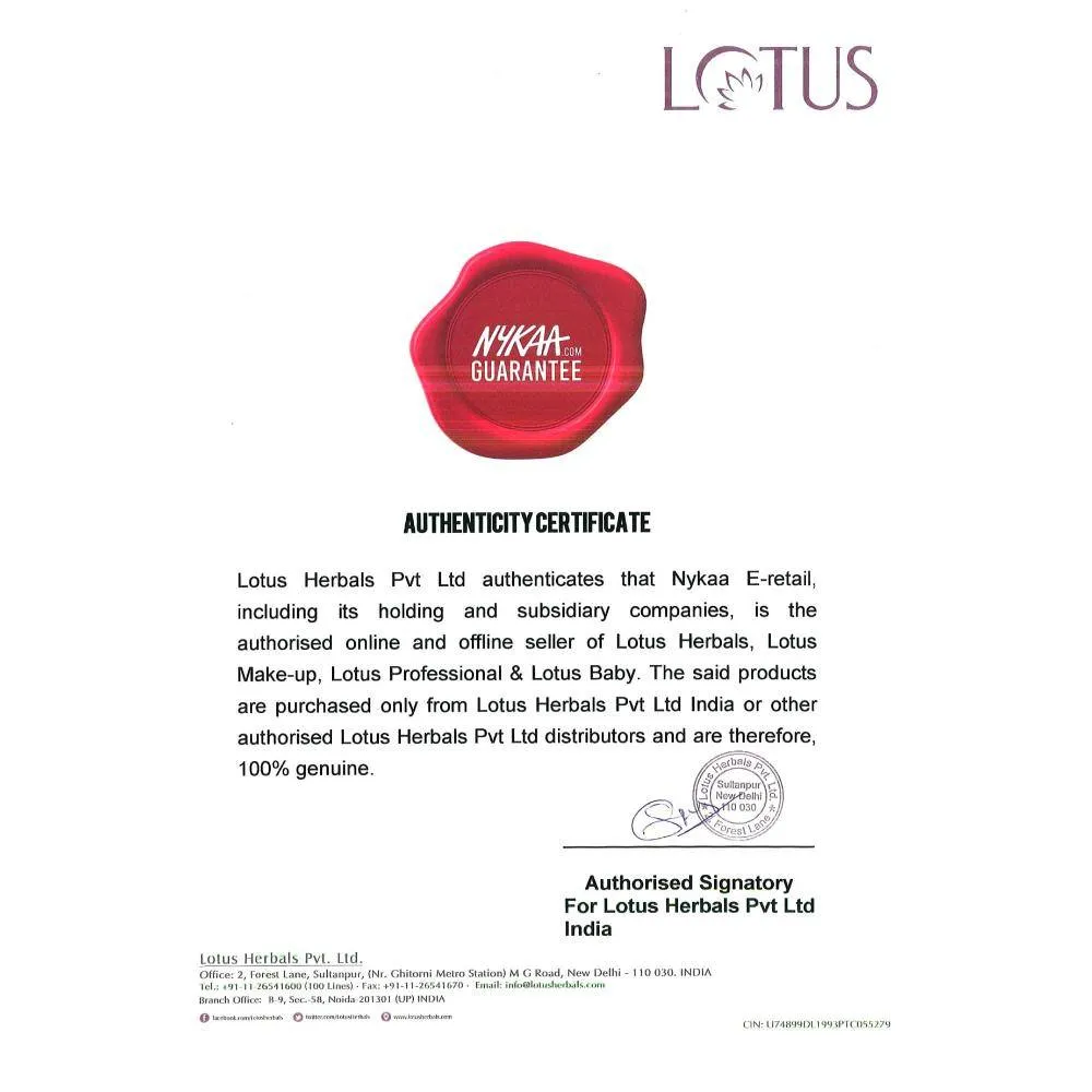 Lotus Herbals Lotus Professional PhytoRx Clarifying & Soothing Toner With Neem& Vitamin C For All Skin Types