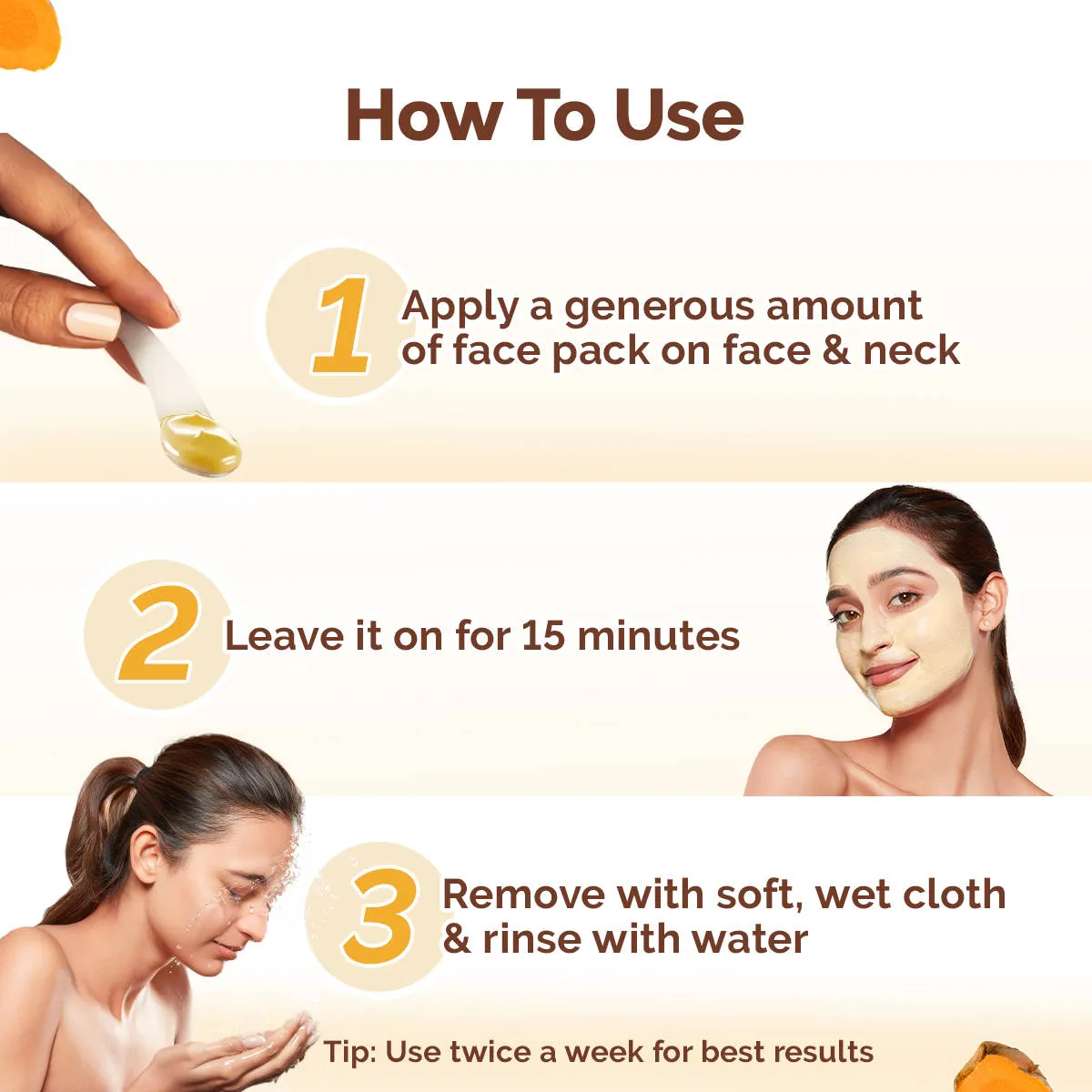Mamaearth Ubtan Detan Face Pack Reduces Tan, Adds Glow, with Saffron & Turmeric for Radiant Skin