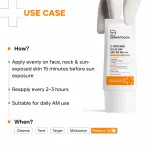 Dermatouch C-Defense UV Glow SPF 50 PA++++ Fluid Sunscreen for Premature Aging & Sunburn (In-Vivo & In-Vitro Tested) view 7