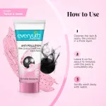 Everyuth Naturals Anti Pollution Pink Clay & Charcoal Face Pack view 6