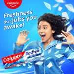 Colgate Maxfresh Toothpaste, Blue Gel Paste With Menthol For Super Fresh Breath view 2