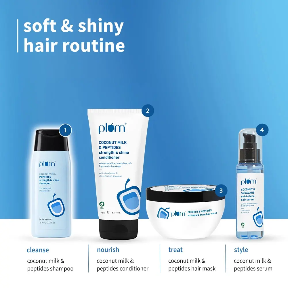 Plum Coconut Milk & Peptides Shampoo | 75 ml **