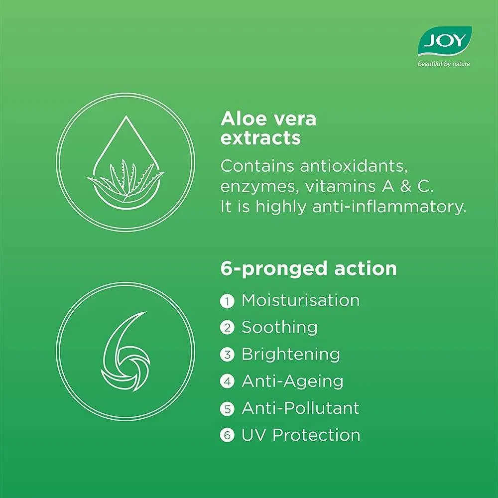 Joy Pure Aloe Vera Light Moisturizer Skin Cream for Face & Body For 48 Hrs Moisturization