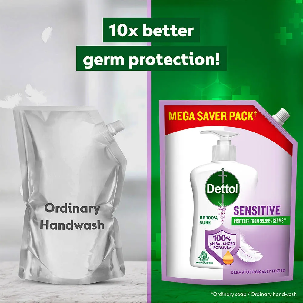 Dettol pH-Balanced Liquid Handwash Refill, Skincare - 1.35Liter