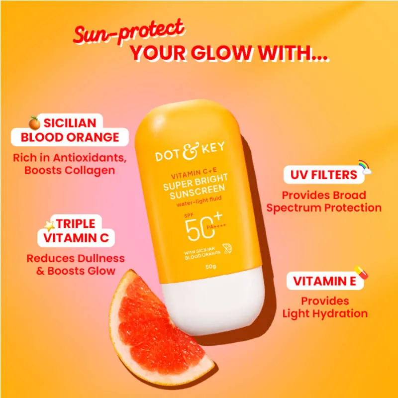 Dot & Key Bestselling Vitamin C + E Sunscreen - Pack Of 2