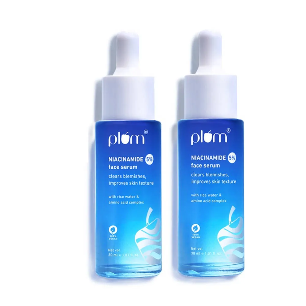 Plum 5% Niacinamide Face Serum With Amino Acid - Pack Of 2