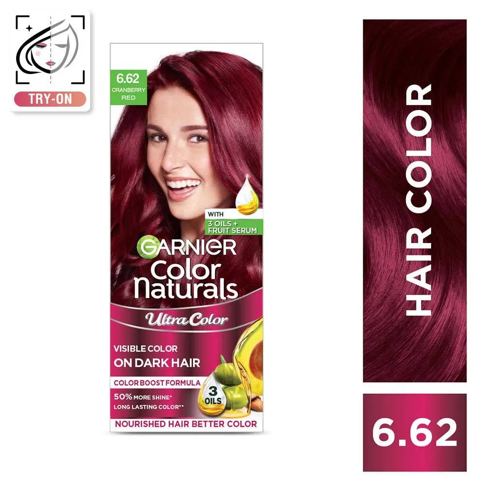 Garnier Hair Colouring Creme,Long-lasting,Smoothness & Shine,Color Naturals