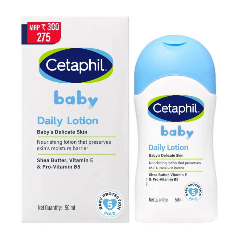 Cetaphil Baby Daily Lotion With Shea Butter, pH Balanced, Helps Preserve Skin Barrier