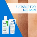 CeraVe Facewash & Moisturizer Combo with Ceramides - Daily Skincare Routine for Normal To Dry Skin view 5