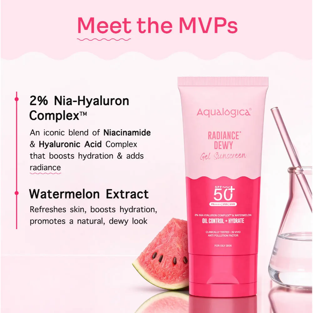Aqualogica Radiance+ SPF 50+ PA++++