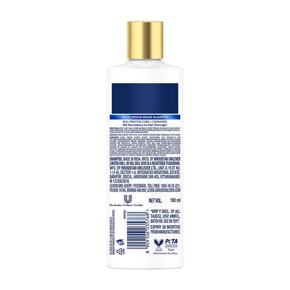 Dove Intense Repair Shampoo For Dry & Damaged Hair