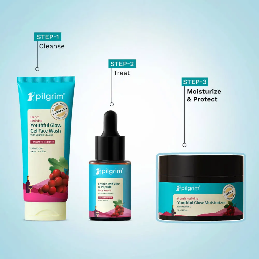 Pilgrim French Red Vine Youthful Glow Moisturizer SPF 30 with Vitamin C