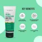 Dr. Sheth's Gulab & Glycolic Acid Body Peel for Glow I Exfoliating, Brightening & Tan Removal | 100g view 2