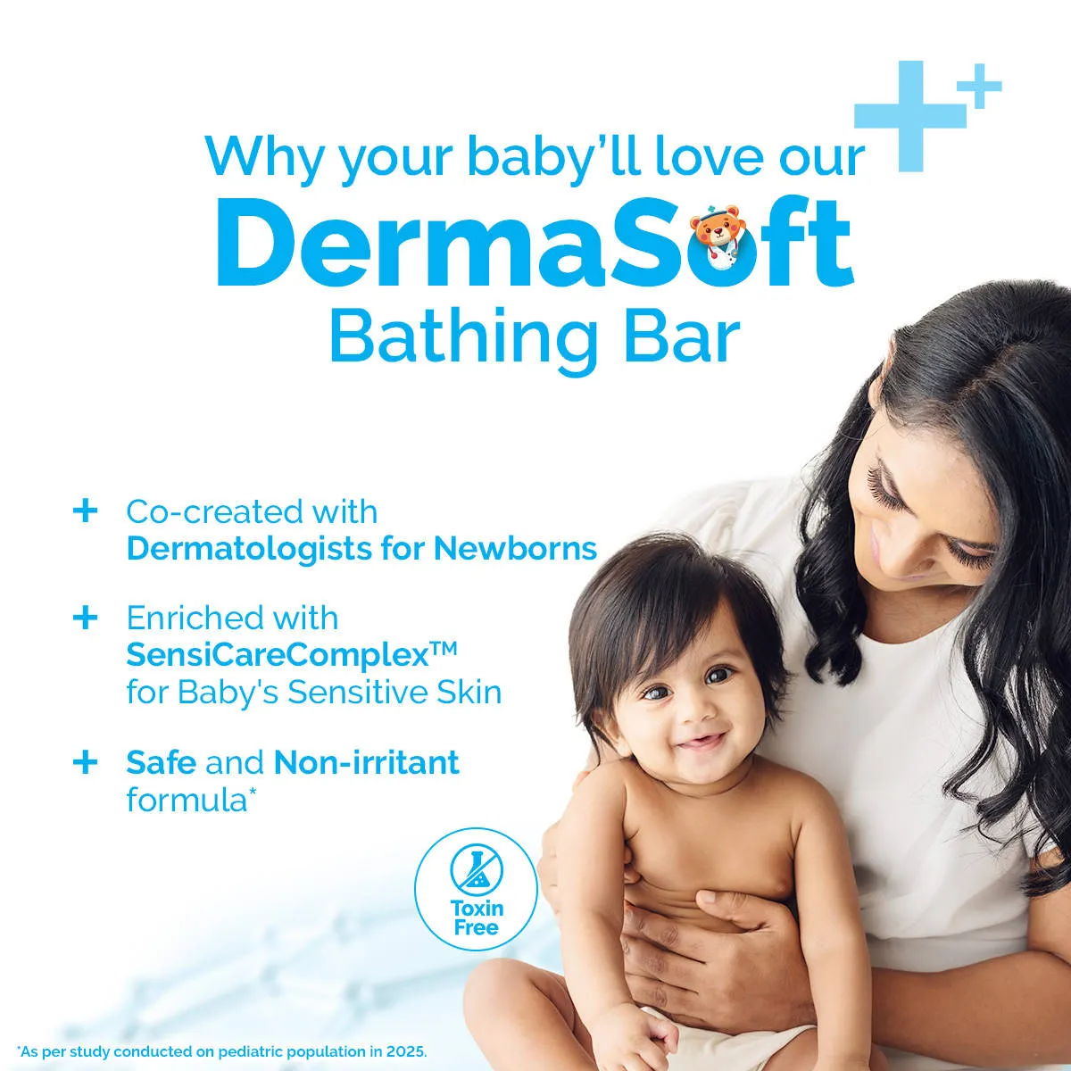 Mamaearth Baby Dermasoft Bathing Bar for Sensitive Skin