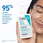 CeraVe Blemish Control Cleanser With 2% Salicylic Acid & Niacinamide For Acne-Prone Skin view 2