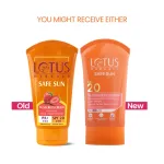 Lotus Herbals Safe Sun Sunscreen Cream PA+ SPF-20 Non Greasy view 2