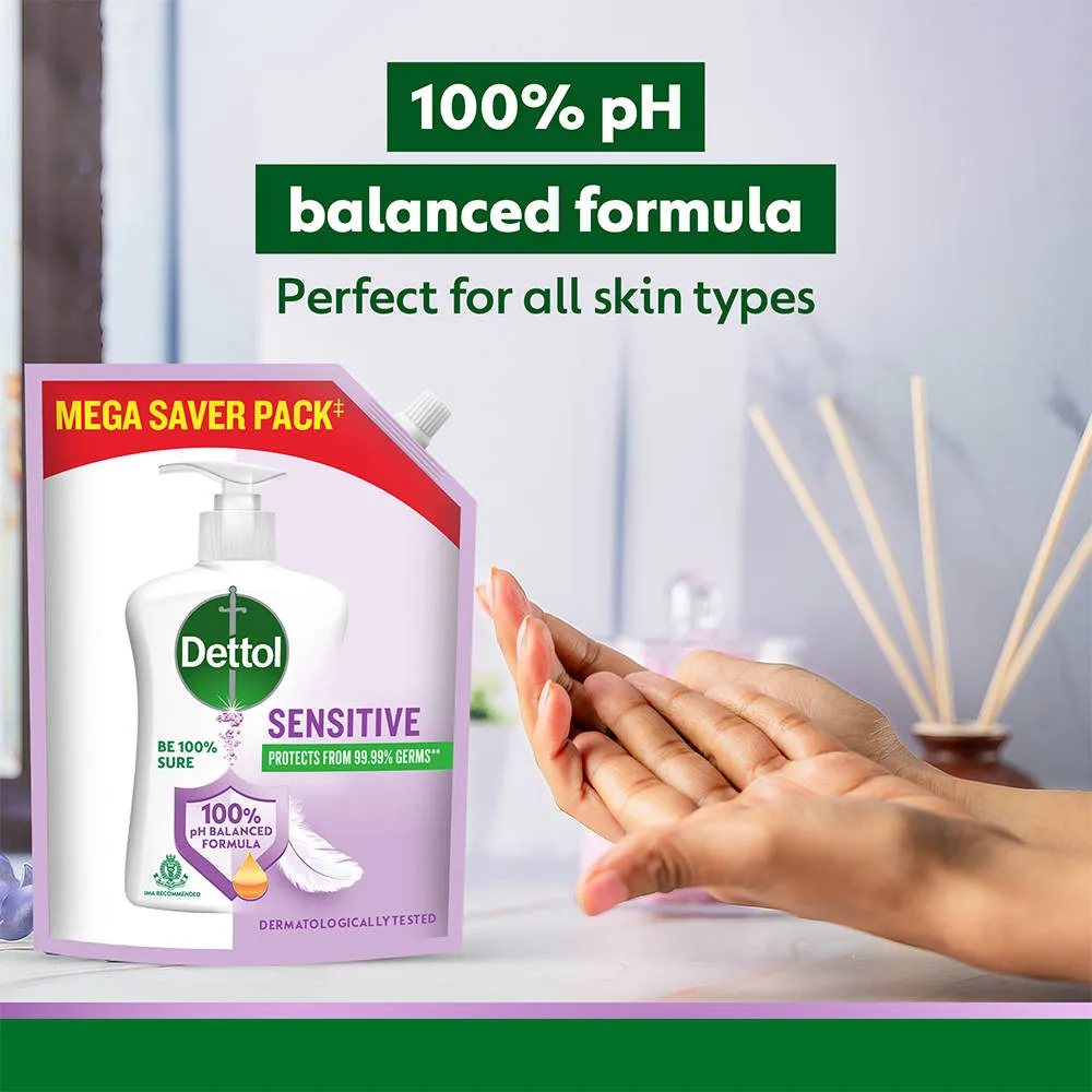 Dettol pH-Balanced Liquid Handwash Refill, Skincare - 1.35Liter