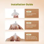 Aiwibi Baby Bottle Nipple S/M/Y/十（0-12Months） view 8