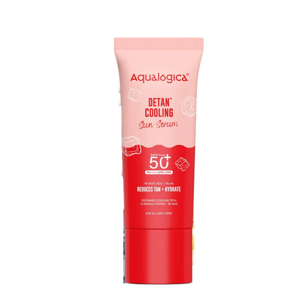 Aqualogica Detan+ Cooling Sun Serum SPF 50+ PA++++