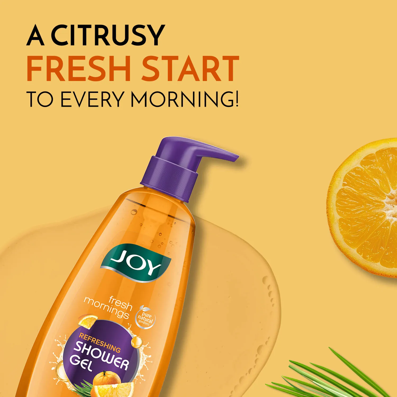 Joy Fresh Morning Refreshing Shower Gel Mandarin & Lemongrass