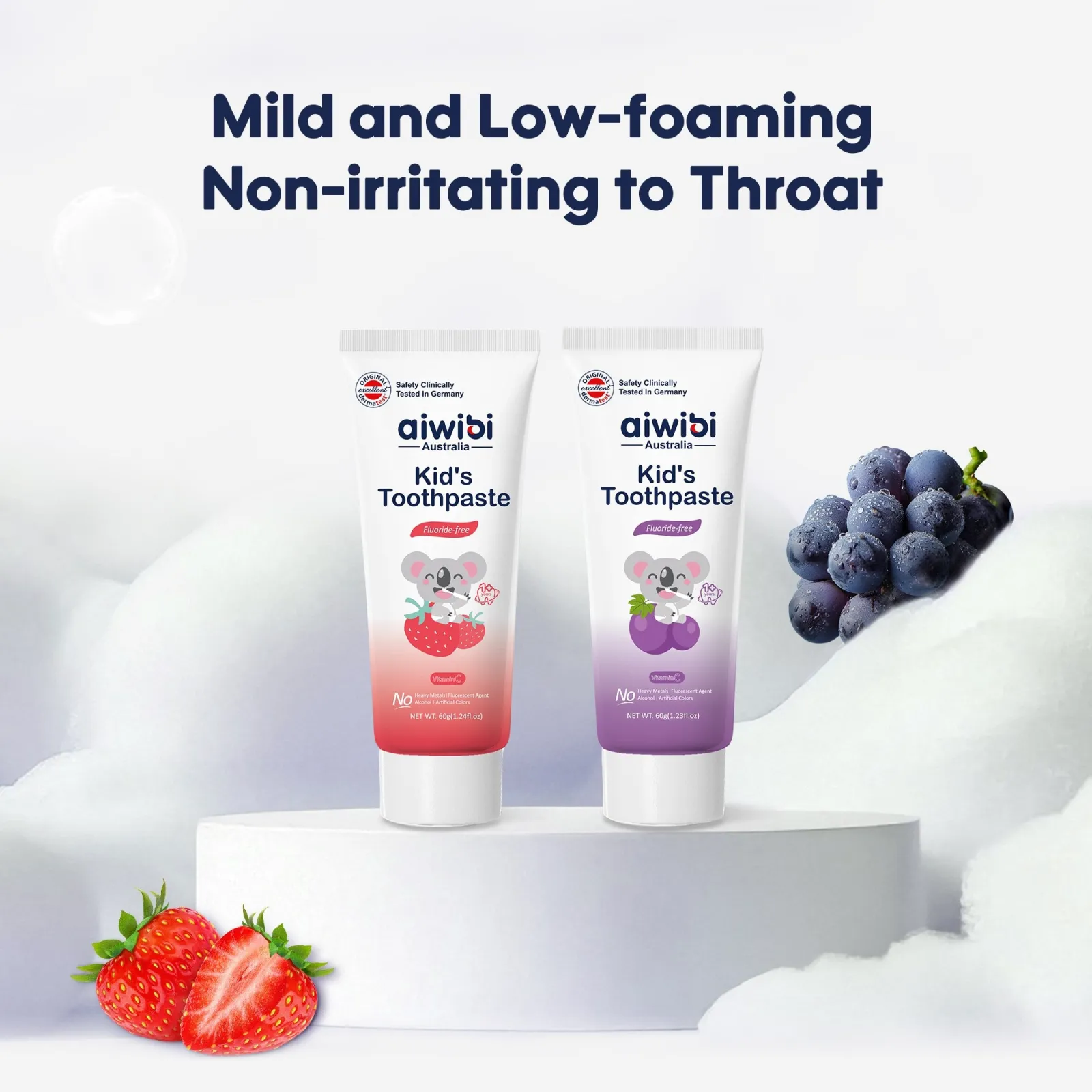 Aiwibi Baby Toothbrush & Toothpaste Set