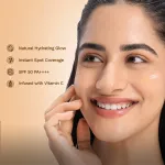 Pilgrim Makeup Duo Dubai Bling Khalifa Glitter Lipstick & Beige Glow BB Cream SPF 50 PA++++ view 3