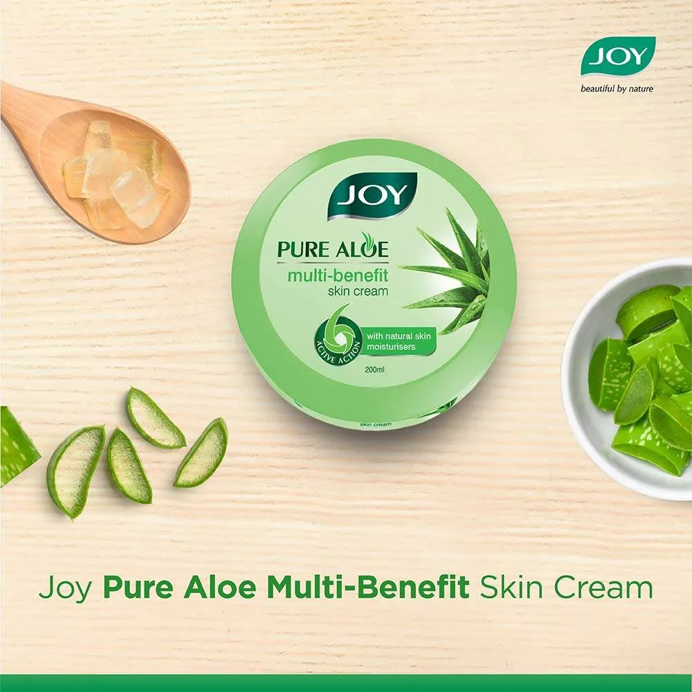 Joy Pure Aloe Vera Light Moisturizer Skin Cream for Face & Body For 48 Hrs Moisturization