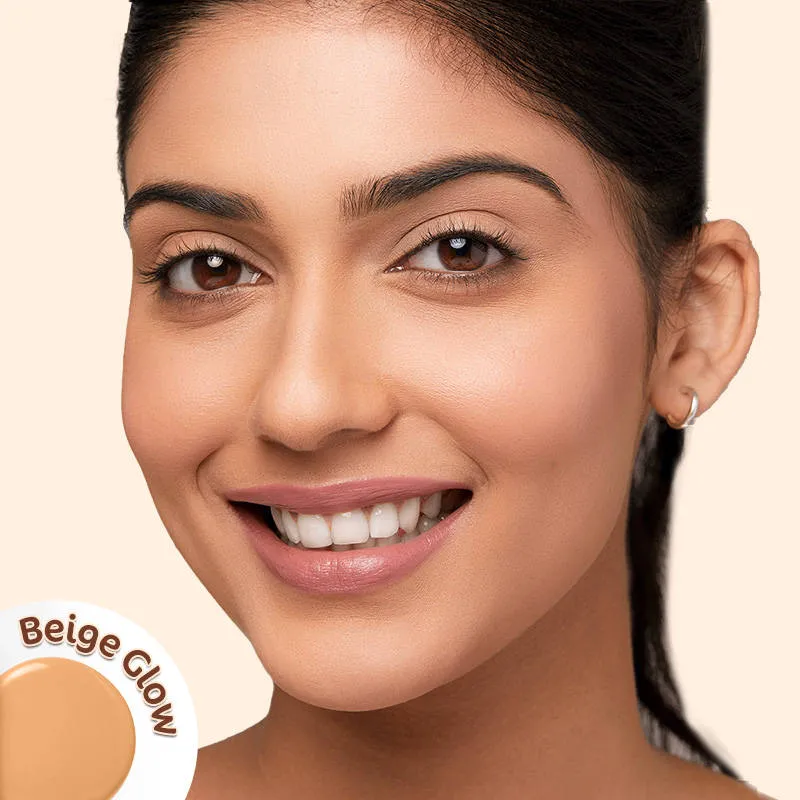 Mamaearth Glow Serum Foundation With Vitamin C & Turmeric For 12-hour Long Stay