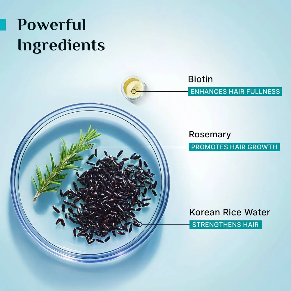 Pilgrim Korean Black Rice And Rosemary Water Hair Spray With Biotin