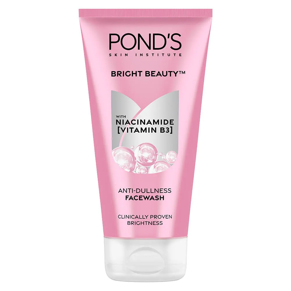 Pond's Ponds Bright Beauty Facewash with Niacinamide, For Glass Skin-like Shine