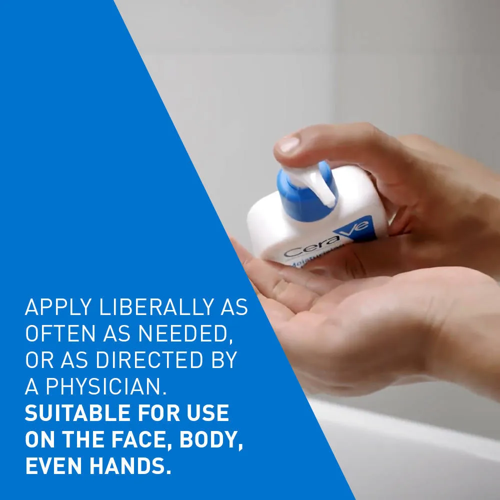 CeraVe Moisturizing Body Lotion for Normal to Dry skin with Ceramides, Dermatologist recommended