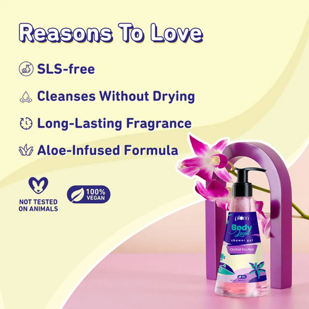 Plum BodyLovin' Orchid-You-Not Shower Gel - Pack Of 2