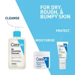 CeraVe SA Smoothing Cleanser For Dry, Rough & Bumpy Skin, Face Wash With Salicylic Acid & Ceramides view 8