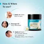 Pilgrim Korean White Lotus Face Cream SPF 50 Glutathione & Hyaluronic Acid for Hydrate Radiant Skin view 6
