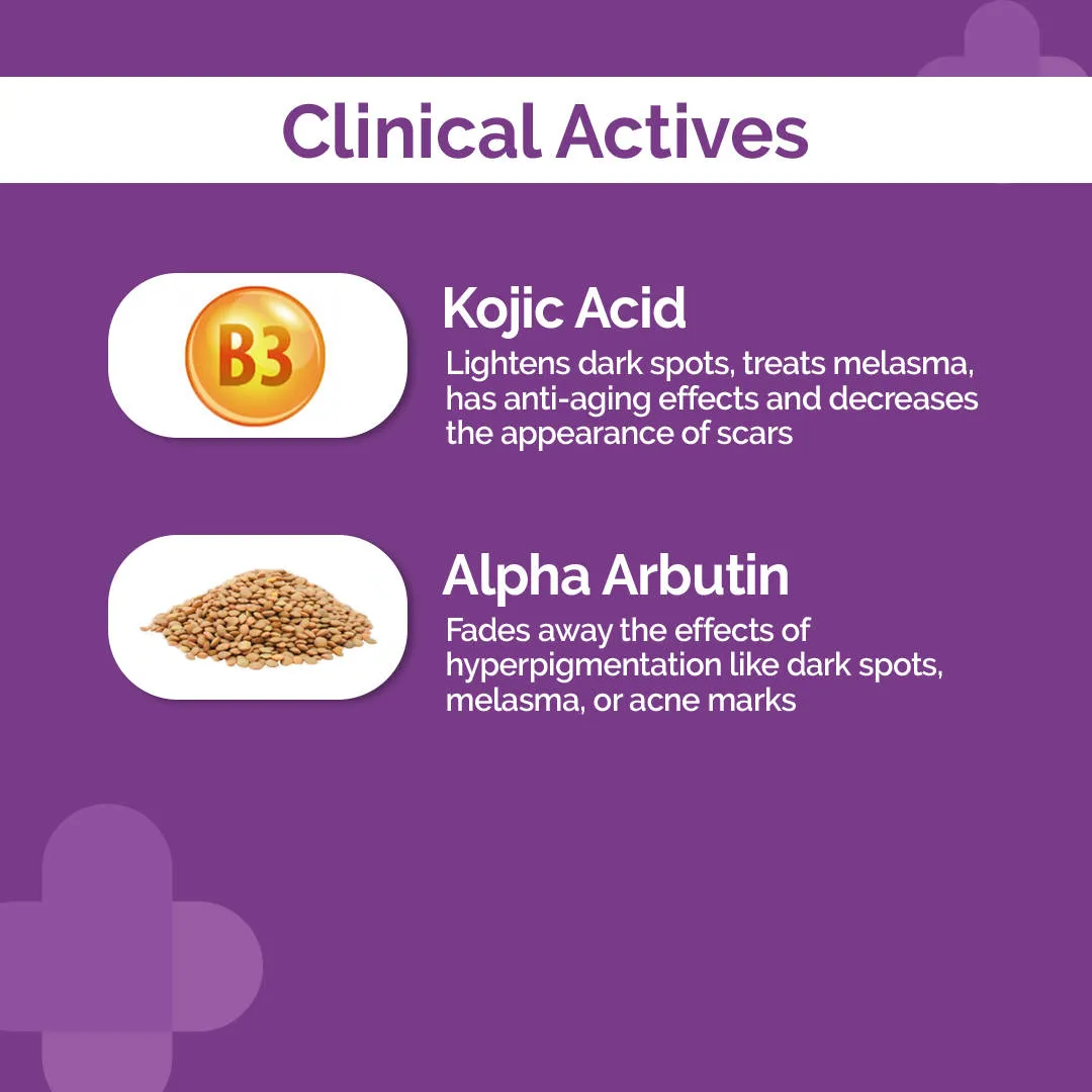 The Derma Co 1% Kojic Serum-Gel with Arbutin for Night Repair