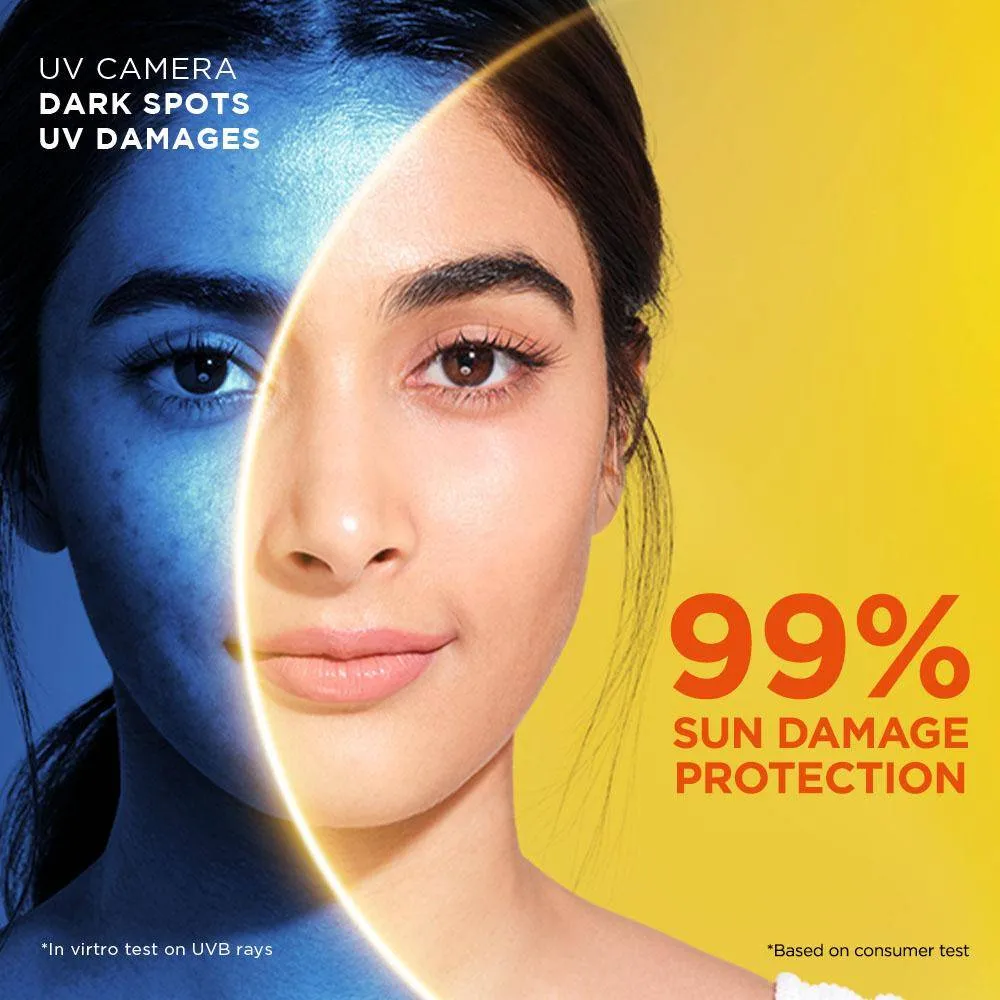 Garnier Air-Lock SPF 50+ PA++++ For UVA/UVB Invisible Serum Sunscreen For Broad Spectrum With No White Cast