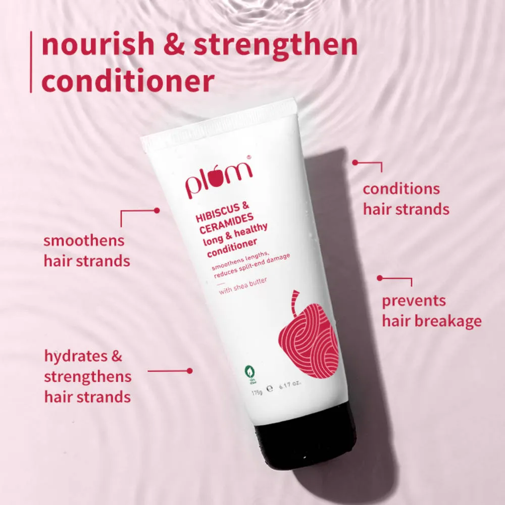 Plum Hibsicus & Ceramides Shampoo and Conditioner Duo Combo