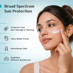 Pilgrim Ultra Matte Spf 50 Pa+++ Non-greasy & No White Cast Sunscreen view 3