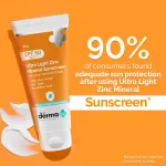 The Derma Co Ultra Light Zinc Mineral Sunscreen With SPF 50 PA+++ view 6